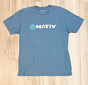 Nativ Blue Graphic Short Sleeve T-Shirt XL